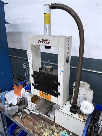 Sunnen BP10-K Hydraulic Shop Press
