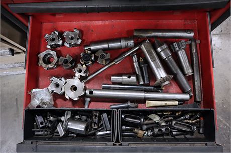 Assortment of Cutters and Collets