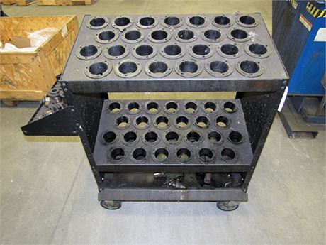 Tool Holder Cart Can Hold Up To 52 Tool Holders