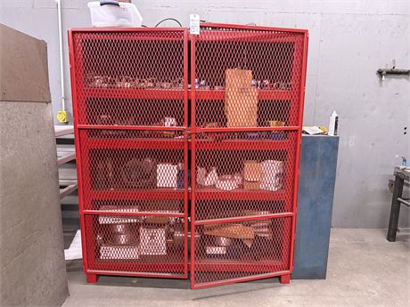 (1) 68'' x 43'' Mesh Wire Storage Cabinet