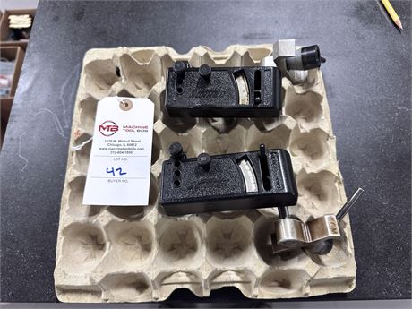 Lot of (2) Sunnen Machine Mounted Stone Diameter Gages