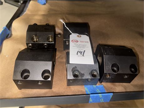 Lot of (5) Assorted Haas Boring Bar Holders