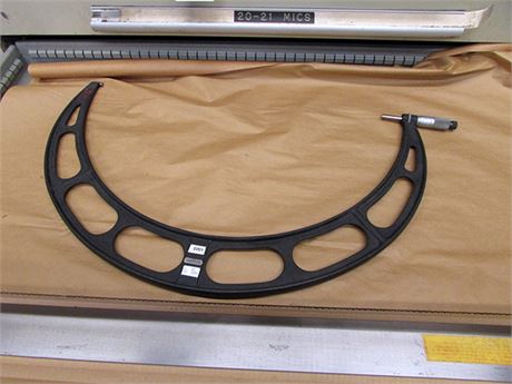 (3) 21"-23" Micrometers in 2 Cabinet Drawers