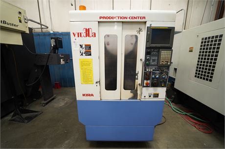 2000 KIRA VTC30A  CNC DRILL/TAP/VERTICAL PRODUCTION CENTER