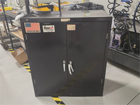 36" x 8" x 42" H Steel 2-Door Cabinet