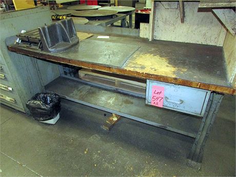 (2) Woodtop Workbenches