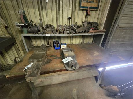 60" x 30" Work Bench with Contents