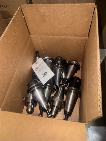 Lot of (10) Cat 40 Tool Holders
