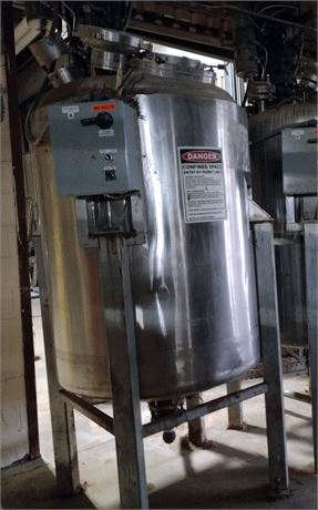 Walker Stainless Equipment 300 Gal Vacuum Pressure Reactor (1977)