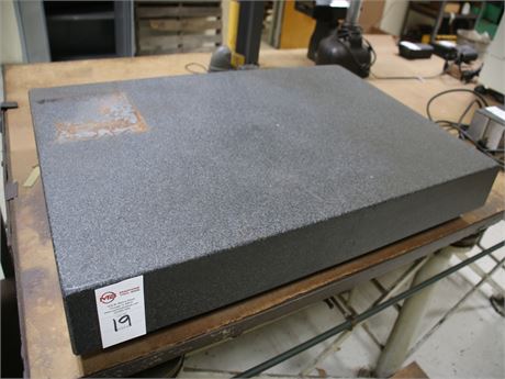 36" x 24" x 4" H Granite Surface Plate