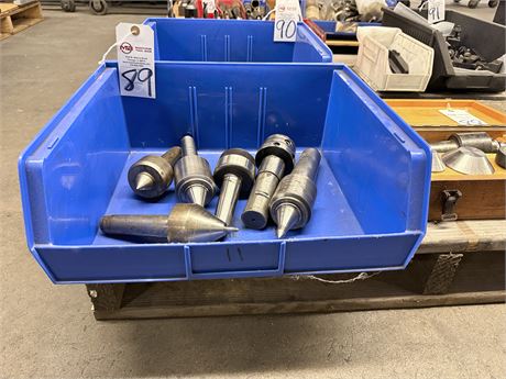 Lot of Various Size Machine Live Centers
