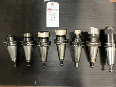 Lot of (10) Cat 40 Tool Holders