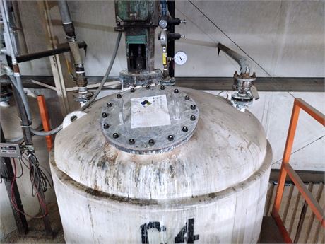 Norwalk Fabricators 1000 Gal Vacuum Pressure Reactor