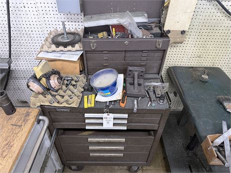 TOOL CHEST W/ MISC CONTENTS