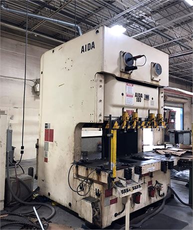 AIDA NC2‑160 (2) 176 Ton Straight Side Stamping Press