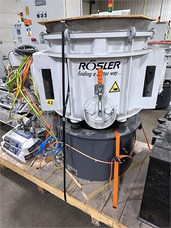 Rosler FBA 24/2 Turo-A-So.Vibratory Rim Finishing Machine