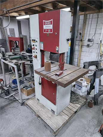 Dake F-16 Vertical Bandsaw (2007)