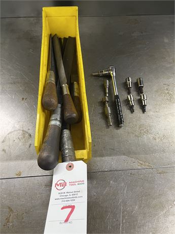 Shop Files & Socket Wrench with Sockets