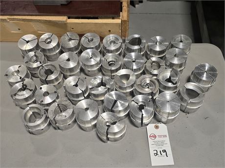 Lot of Aluminum 8-12" Inserted Jaws