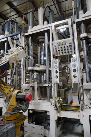 4-POST DOWN-ACTING HYDRAULIC PRESS