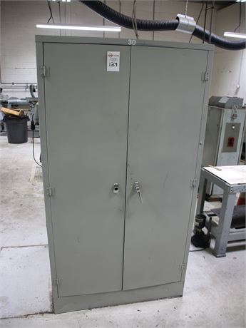 2-Door Cabinet with Contents