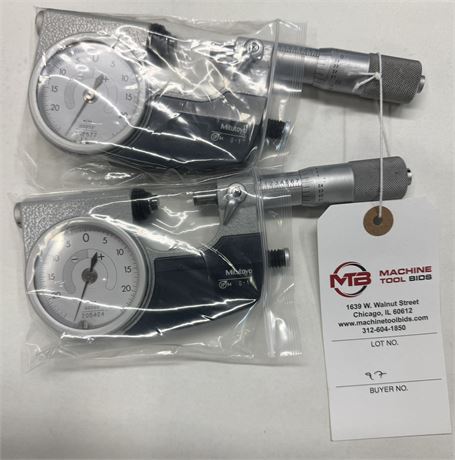 Mitutoyo Indicating Micrometer 0-1" No. 510-131
