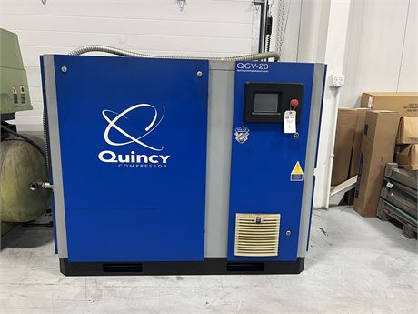 Quincy QGV-20 (20 HP) Air Compressor  W/ Dryer & Accumulation Tank (2014)