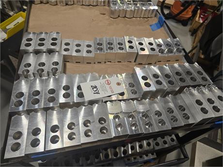 Lot of Aluminum 6-8: Pie Jaws OD Chuck
