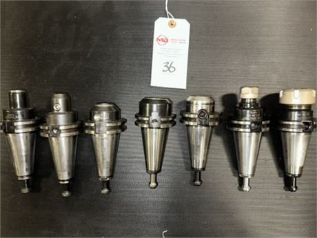 Lot of (10) Cat 40 Tool Holders