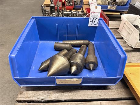 Lot of Various Size Machine Live Centers