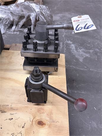(2) Various Size Lathe Quick Change Tool Post Holder