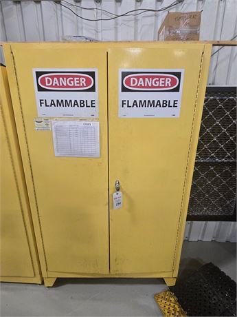 42" x 19" x 70" H Flammable Safety Cabinet