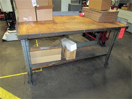(2) Woodtop Workbenches