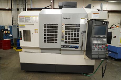 2014 OKUMA GENOS M560-V 3-AXIS VERTICAL MACHINING CENTER
