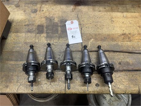 Lot of 5  Assorted Tool Holders