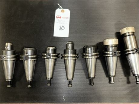 Lot of (10) Cat 40 Tool Holders