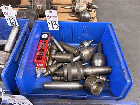 Lot of Various Size Live Centers