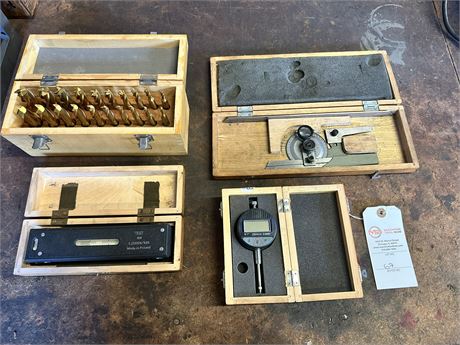 Assorted Lot of Tooling and Measuring Tools