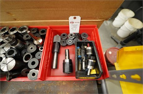 TAPPING LIVE TOOLING SET IN (1) RED PLASTIC TOTE