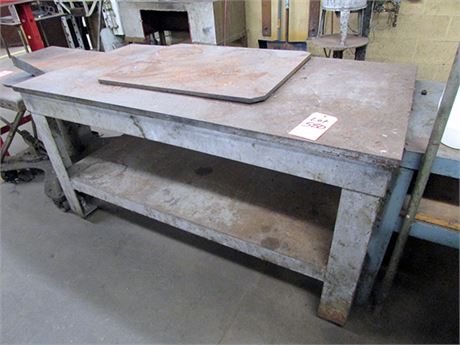 Heavy Duty Steel Tables 60"x30" (2)