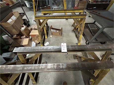 (2) Sets of Steel Saw Horses