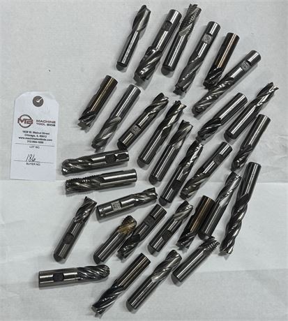 Assorted Size End Mills