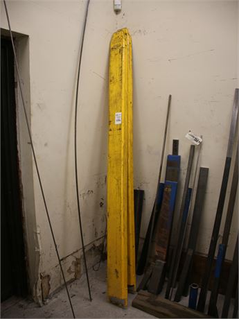 Set of Vestil 8ft Fork Extensions
