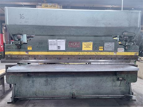 Chicago D & K 1012-L Mechanical Press Brake