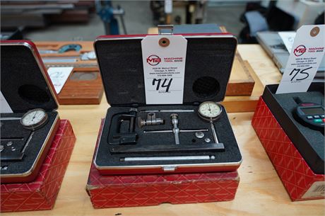 Starrett No. 196A Jeweled Dial Indicator Set
