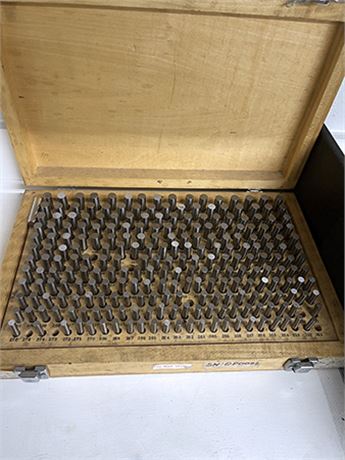 .252-.500" Fowler Pin Gage Set