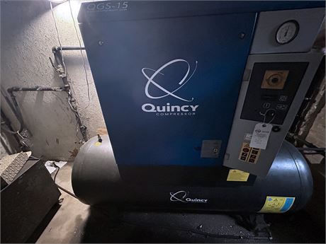 QUINCY QGS 15 AIR COMPRESSOR