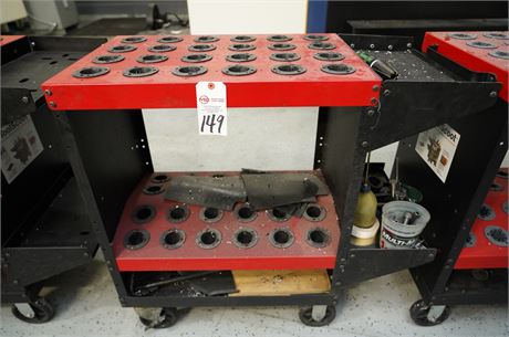 Cat 40 Tool Holder Roller Cart