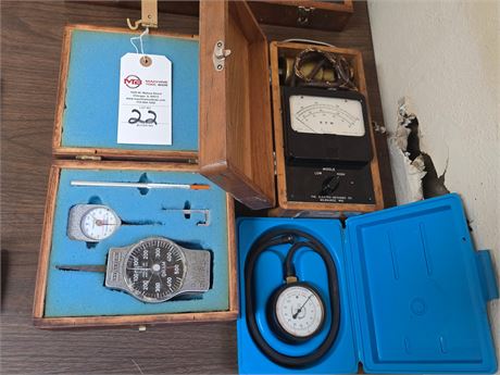 Lot of Gauges and Testing Tools