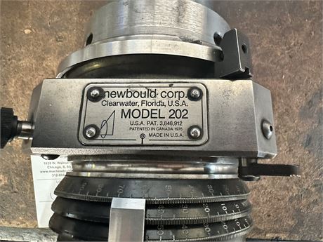 Newbould Model 202 Spin Grinding Inspection Indexer